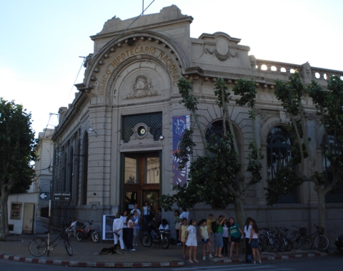 La entrada del Conservatorio de Música de Pehuajó
